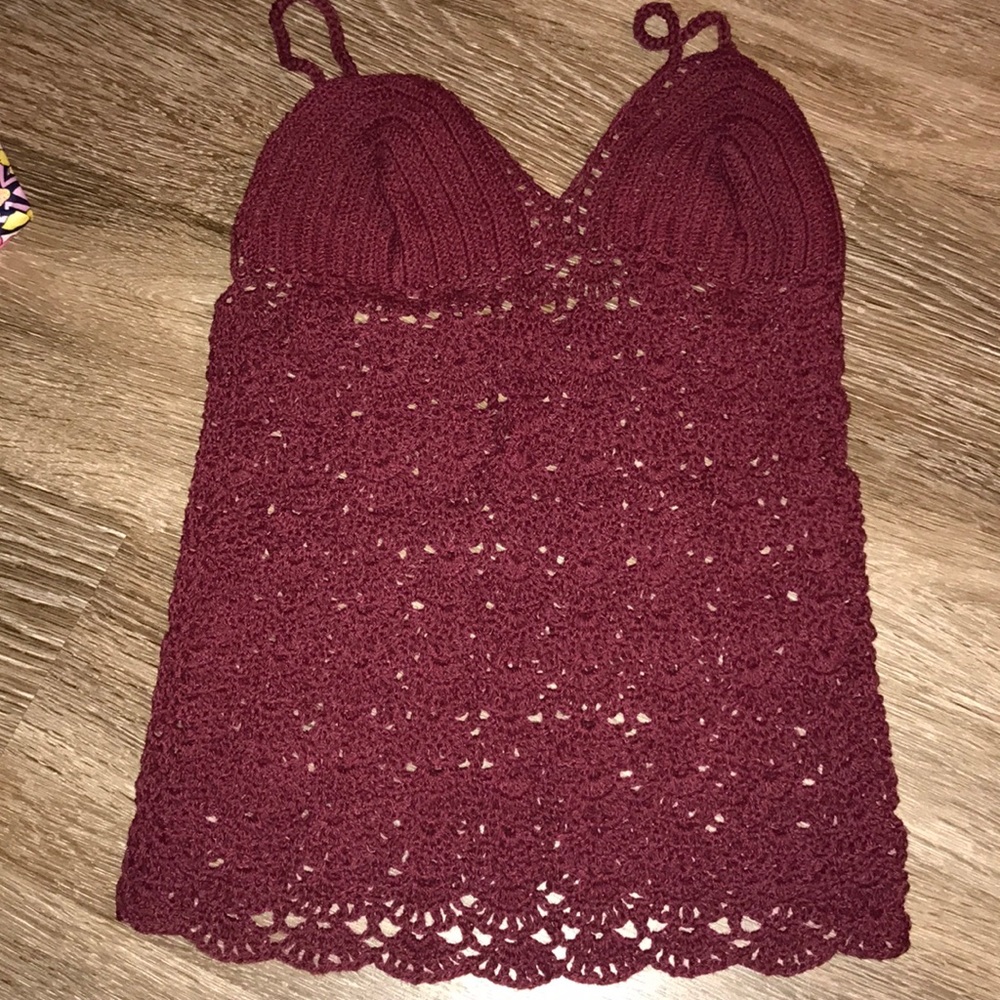 Brandy melville crochet top